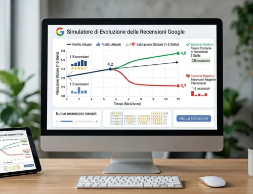 Simulatore di recensioni Google: prevedi l’evoluzione del tuo punteggio Google